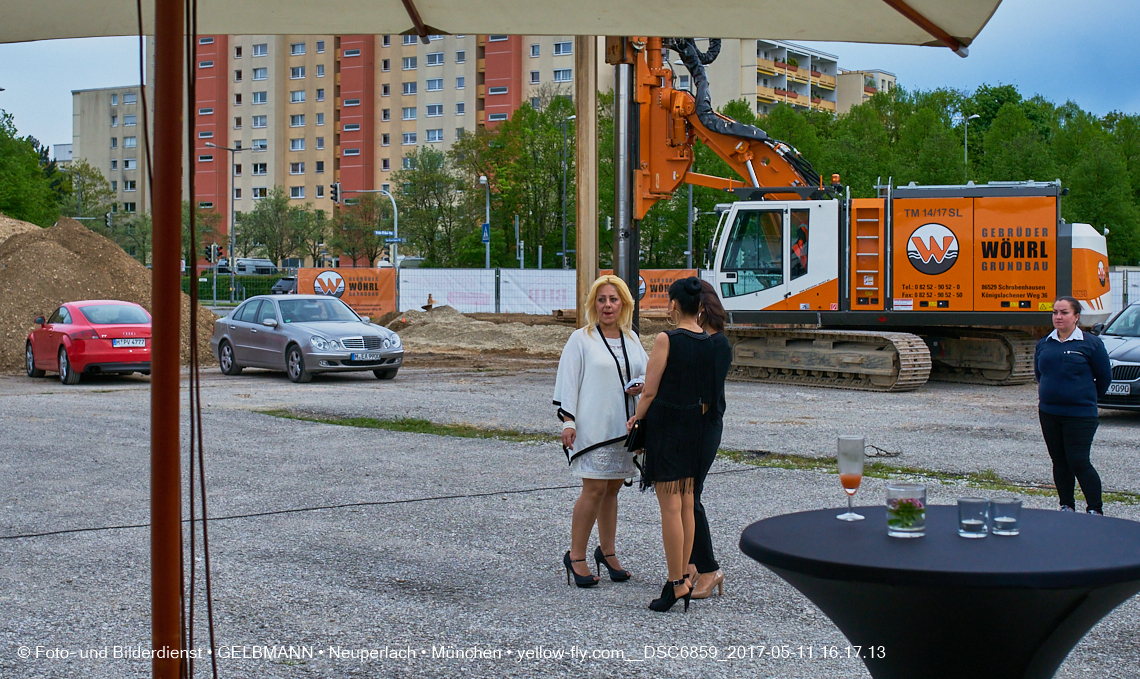 11. Mai 2017 - Grundsteinlegung für die LOGE und dem Kulturquadrat in Neuperlach